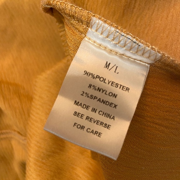 Golden Brown Corduroy Button Down Shacket - Picture 6 of 6